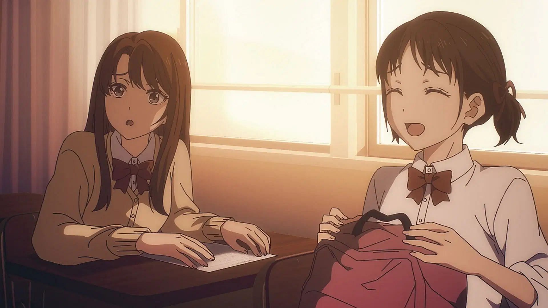 Miyaka and her friend (Image via Yokohama Animation Lab)